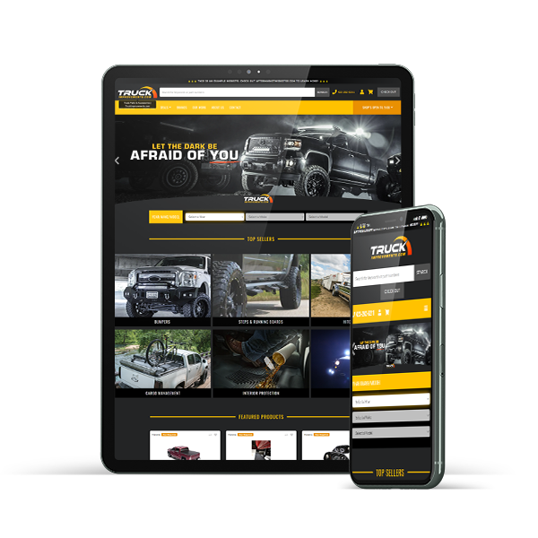 Truck Improvements Website Example