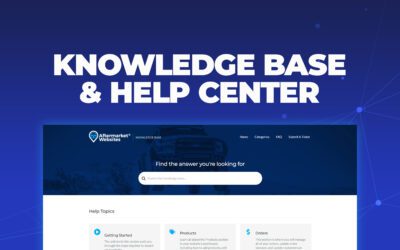 Aftermarket Websites® Launches Knowledge Base