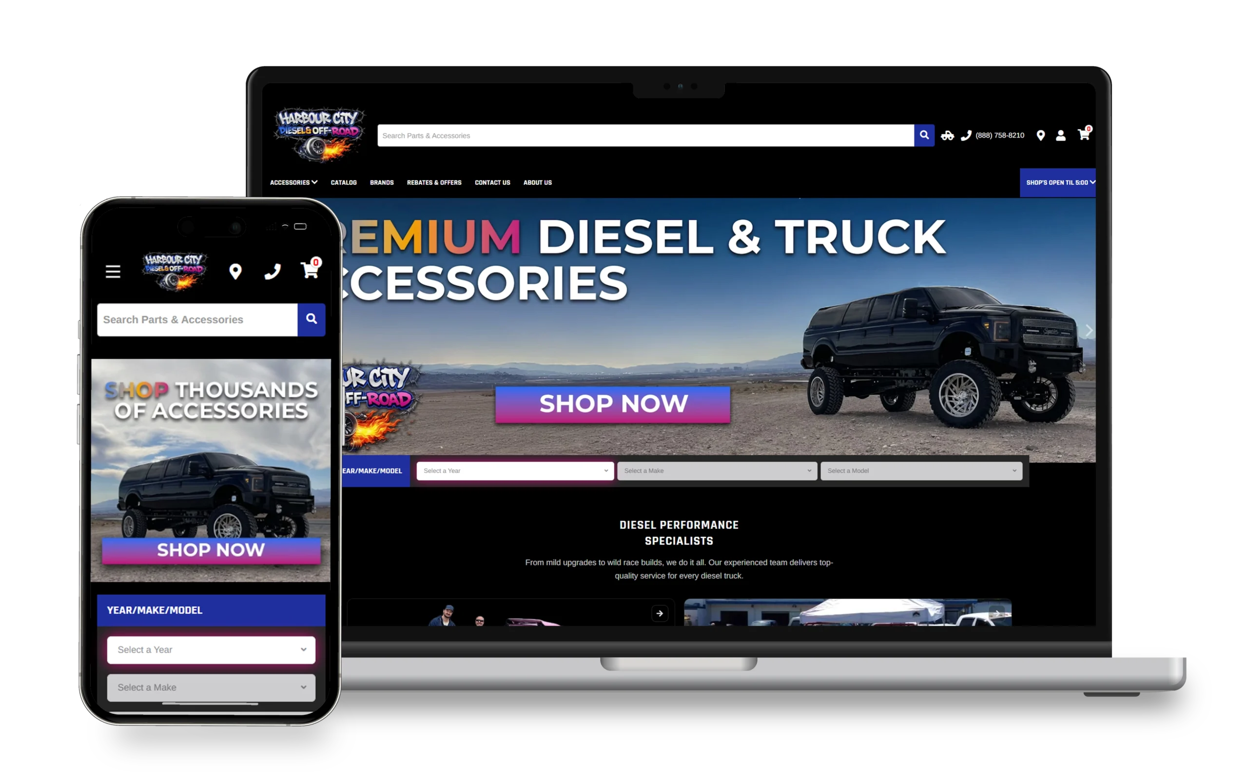 Truckn America Website Example